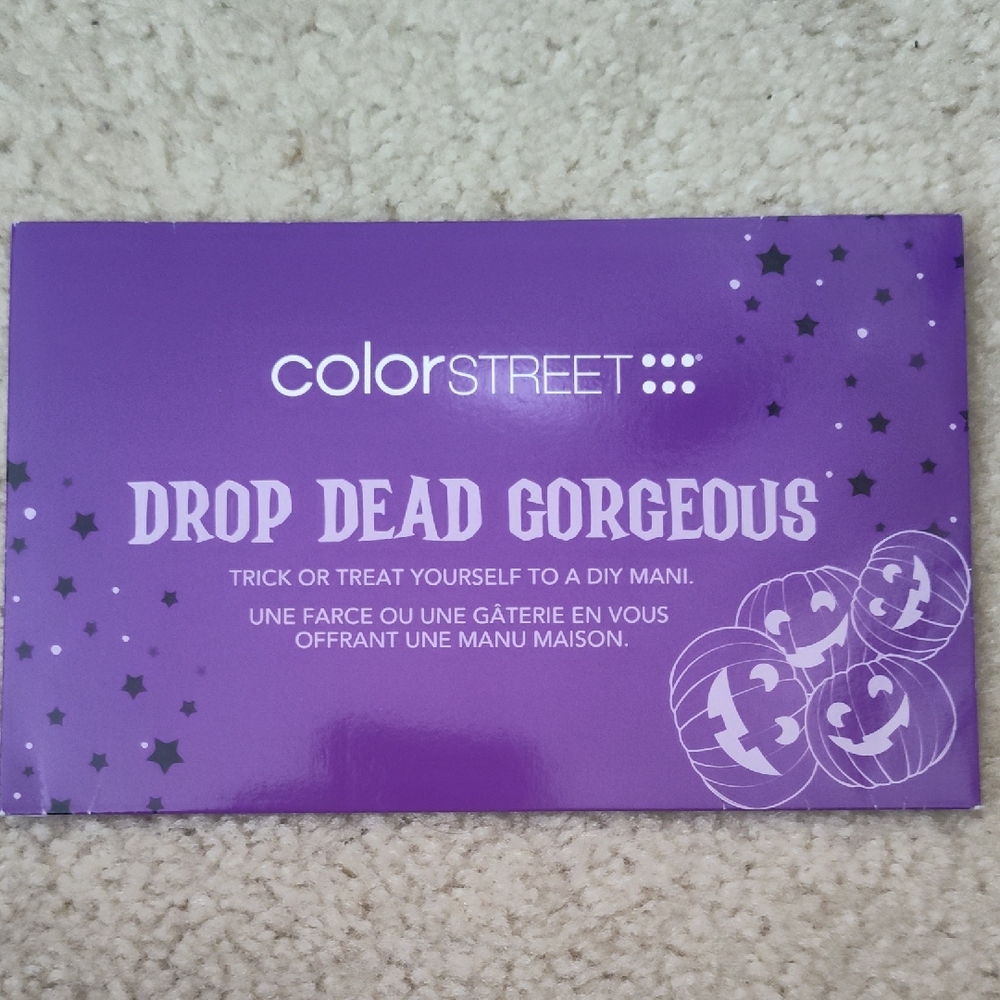 Color Street Spooky Purple Nail Strips